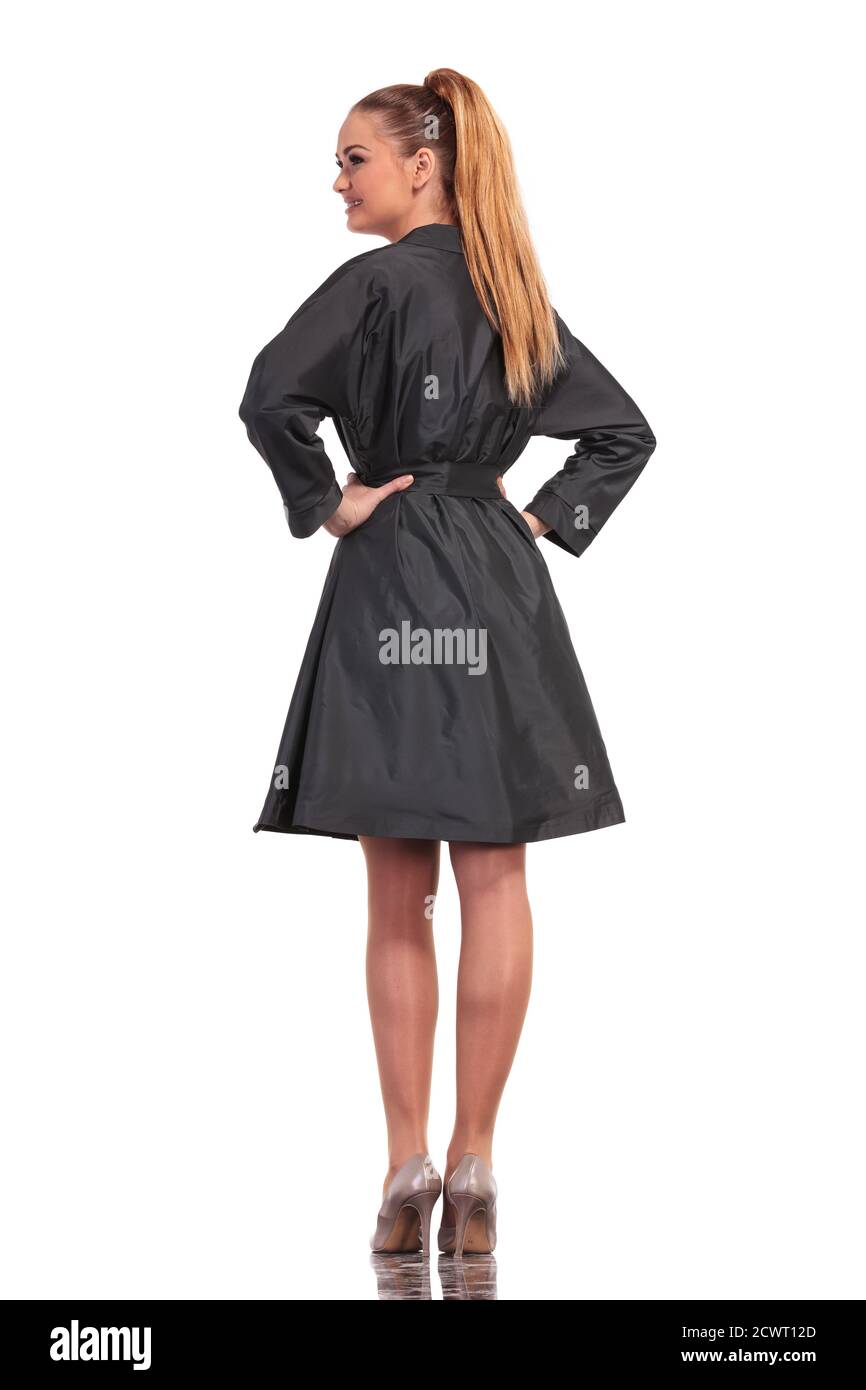 Blond coat rear view hi-res stock photography and images - Alamy