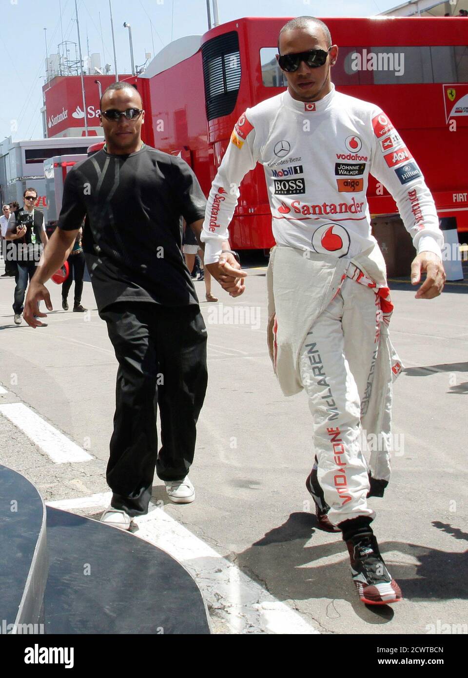 Lewis Hamilton And Nicolas Hamilton High Resolution Stock Photography And Images Alamy