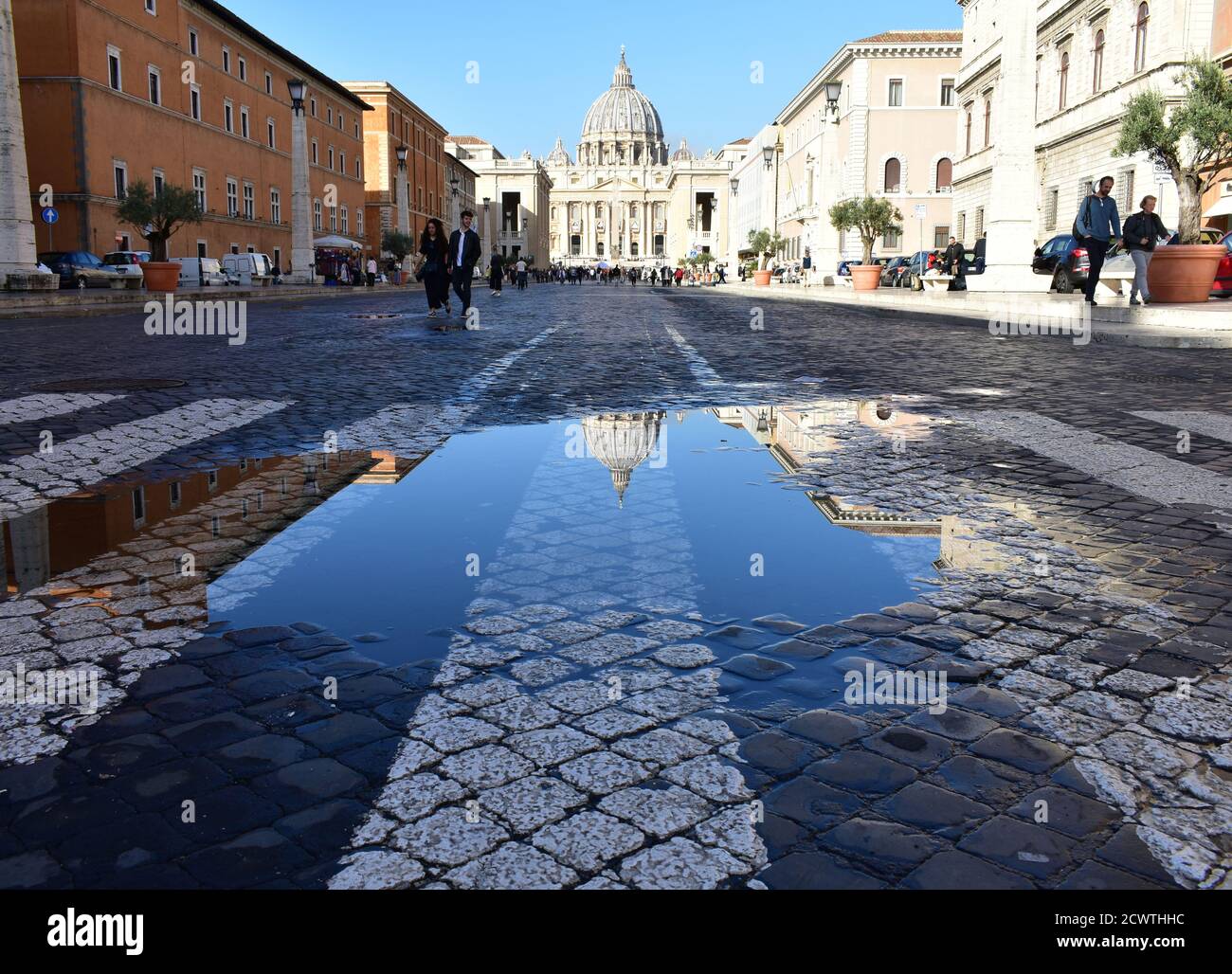 Rome, Italy. October 16, 2019. St. Peter’s Basilica (Vatican City ...