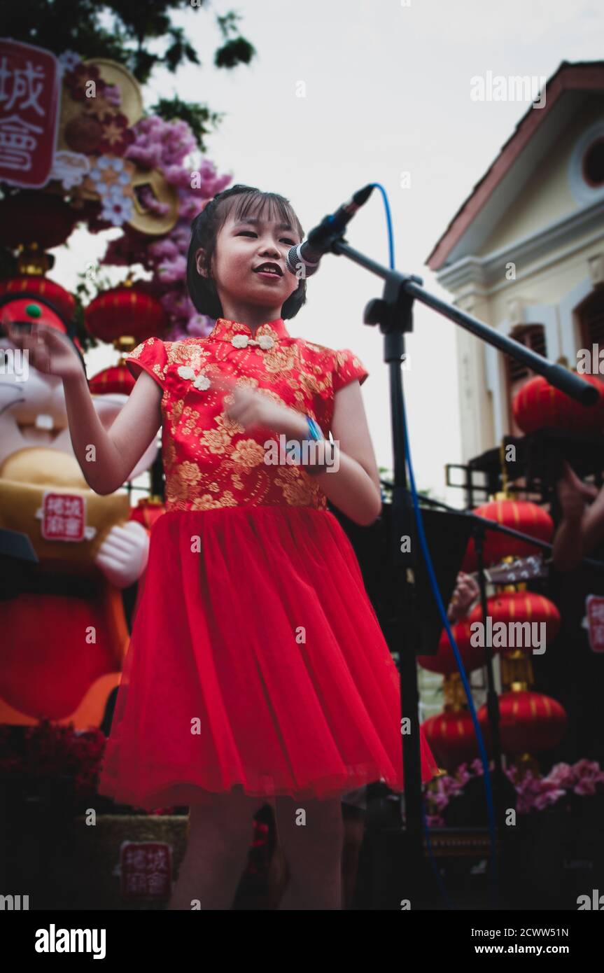 Traditional Chinese New Year celebration Stock Photo