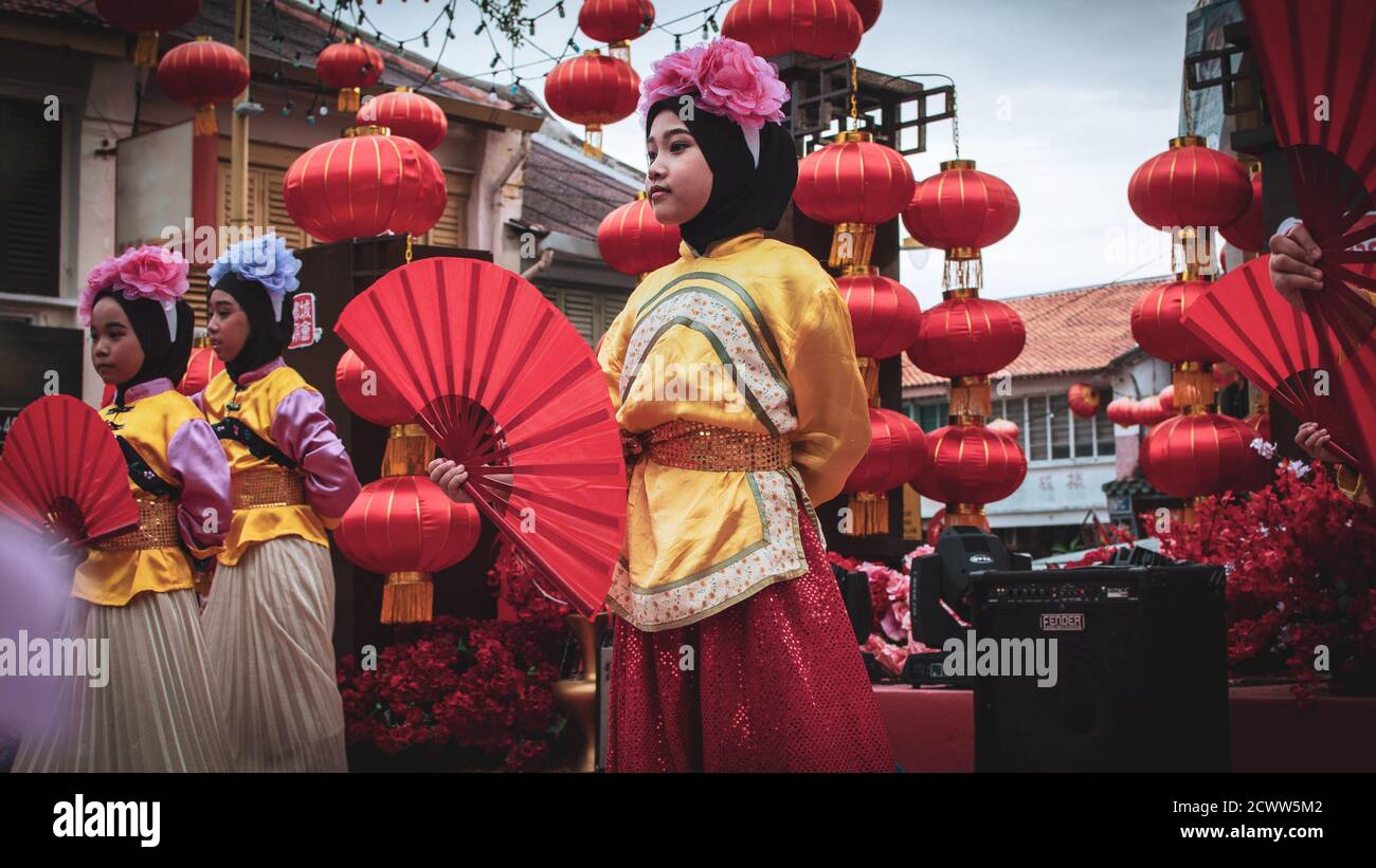 Traditional Chinese New Year celebration Stock Photo Alamy