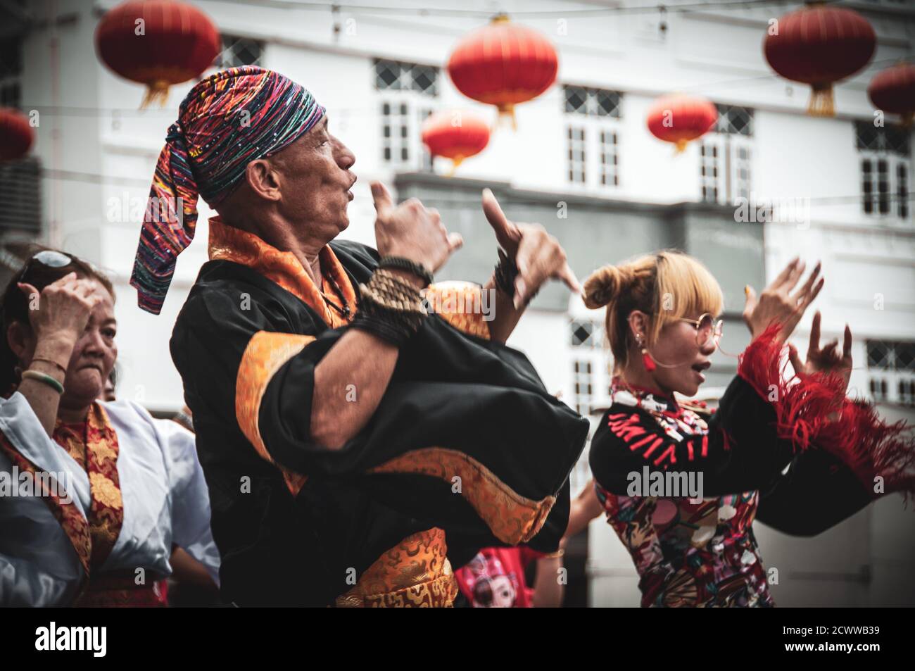 Traditional Chinese New Year celebration Stock Photo