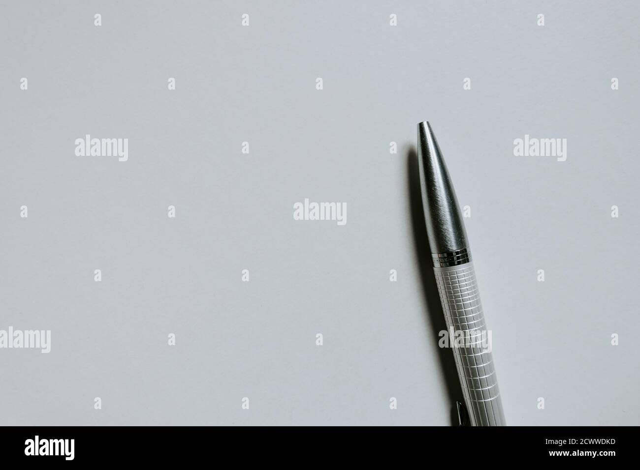 An isolated pen on white background Stock Photo