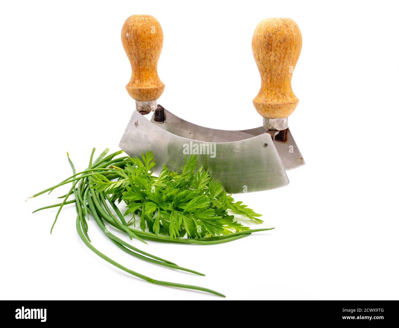 Herbs Hacker Spices Isolated on White Background Stock Photo