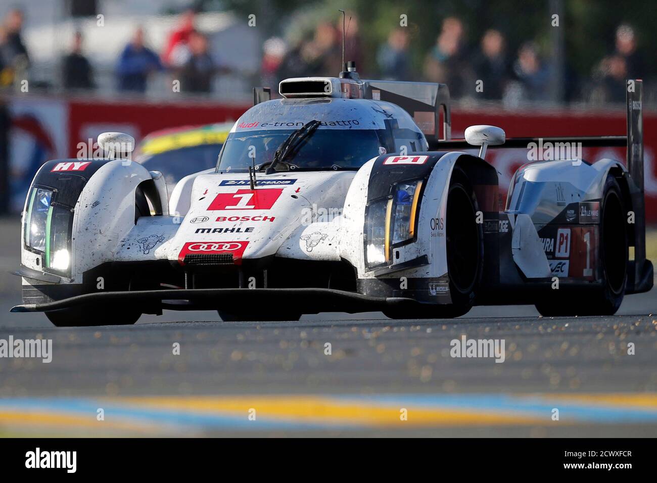 Tom Kristensen Of Denmark Drives His Audi R18 E Tron Quattro Number 1 During The Le