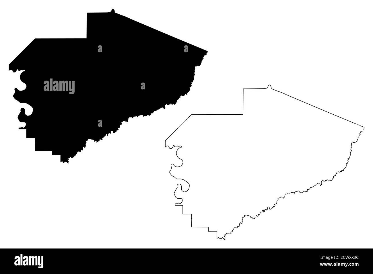 Map of yazoo city mississippi Stock Vector Images Alamy