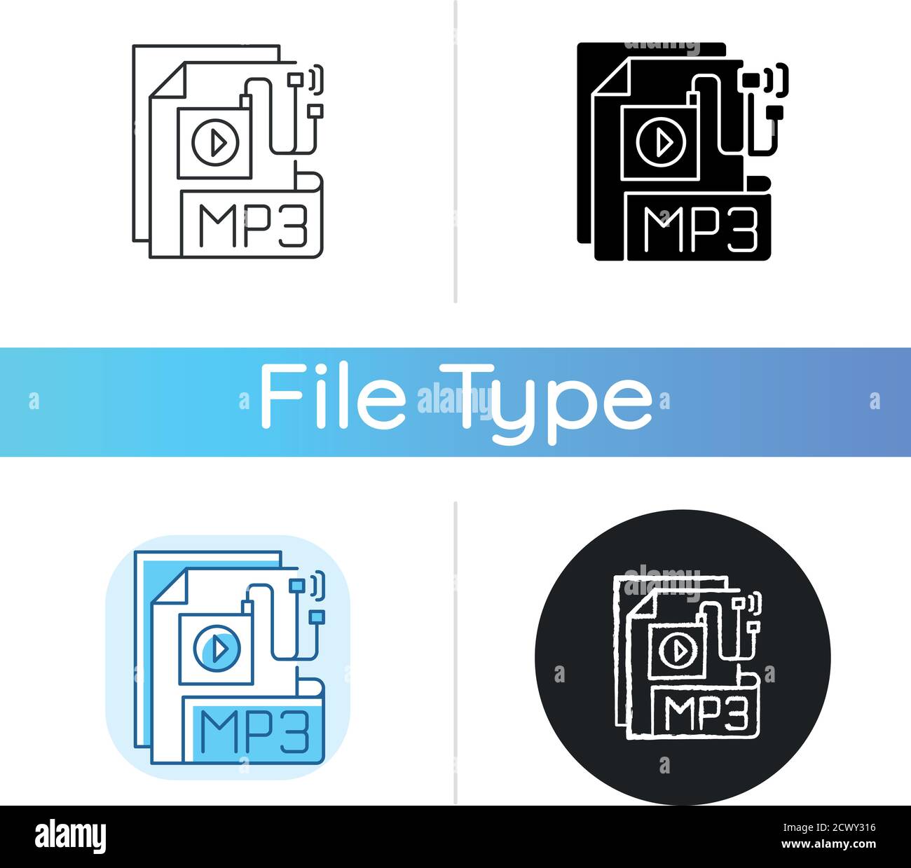 MP3 Audio file icon Stock Vector Image & Art - Alamy