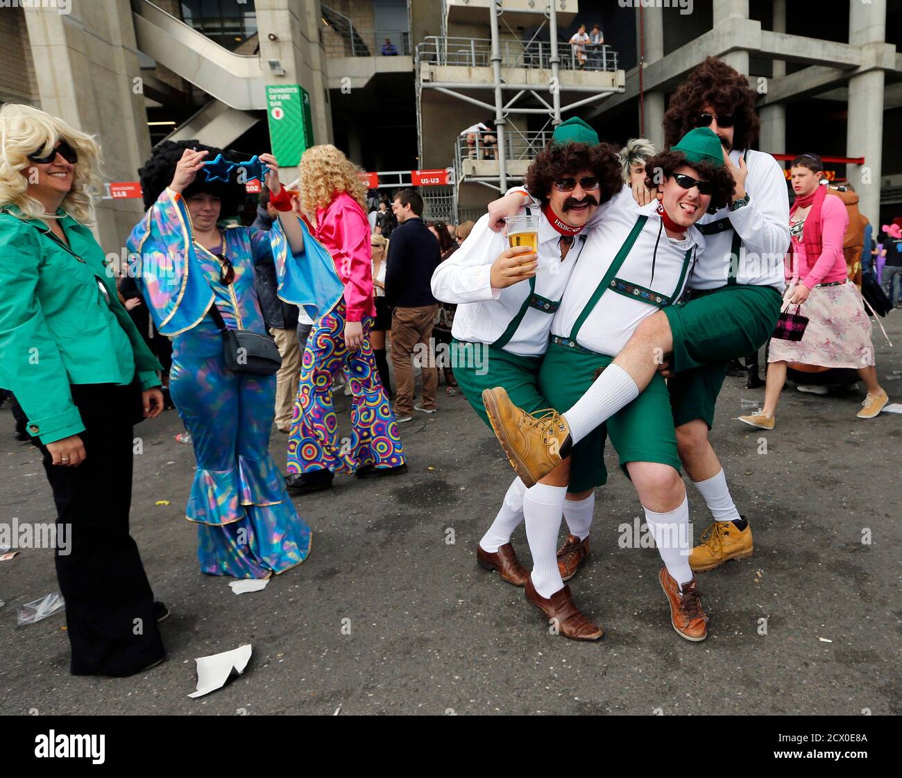 Rugby Sevens Fancy Dress High Resolution Stock Photography And Images Alamy