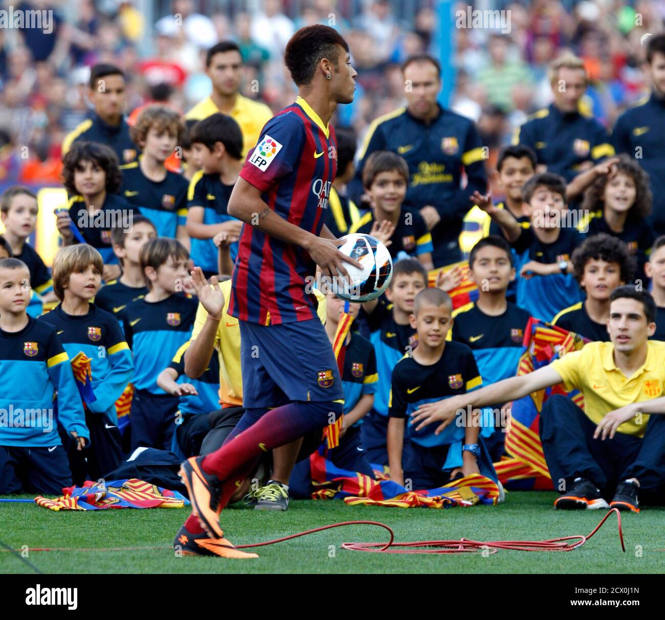 straffen Certificaat Publicatie Barcelona Camp Nou Children High Resolution Stock Photography and Images -  Alamy