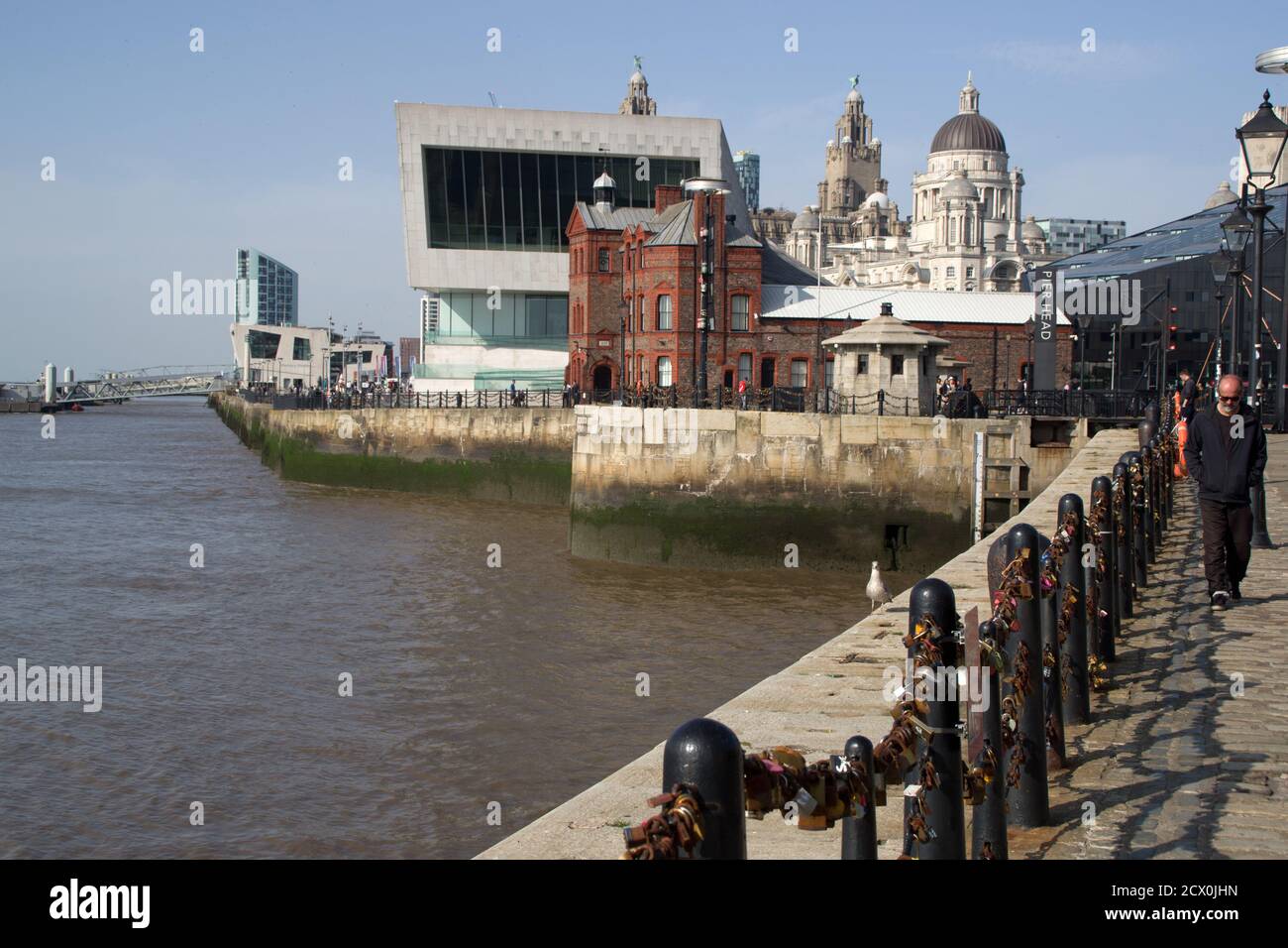 Pier Head Liverpool Stock Photo