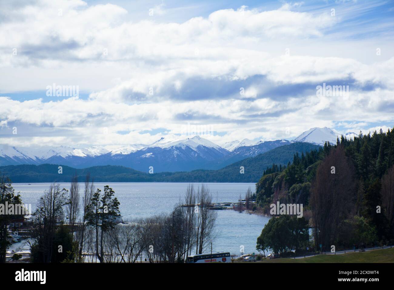 Lago San Carlos de Bariloche Stock Photo