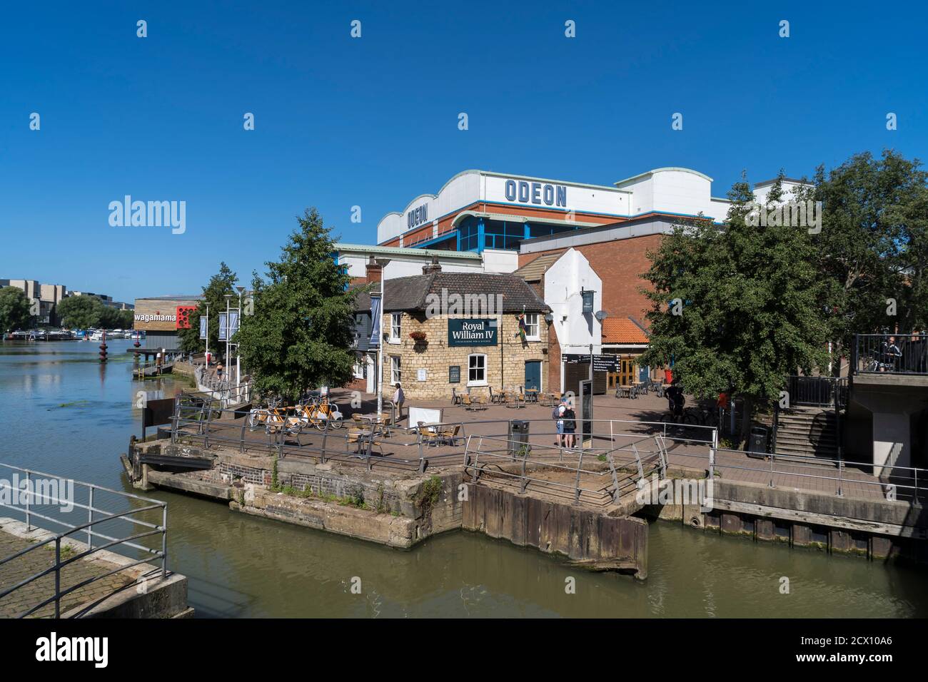 Royal William IV Brayford Wharf North Lincoln city Lincolnshire August 2020 Stock Photo