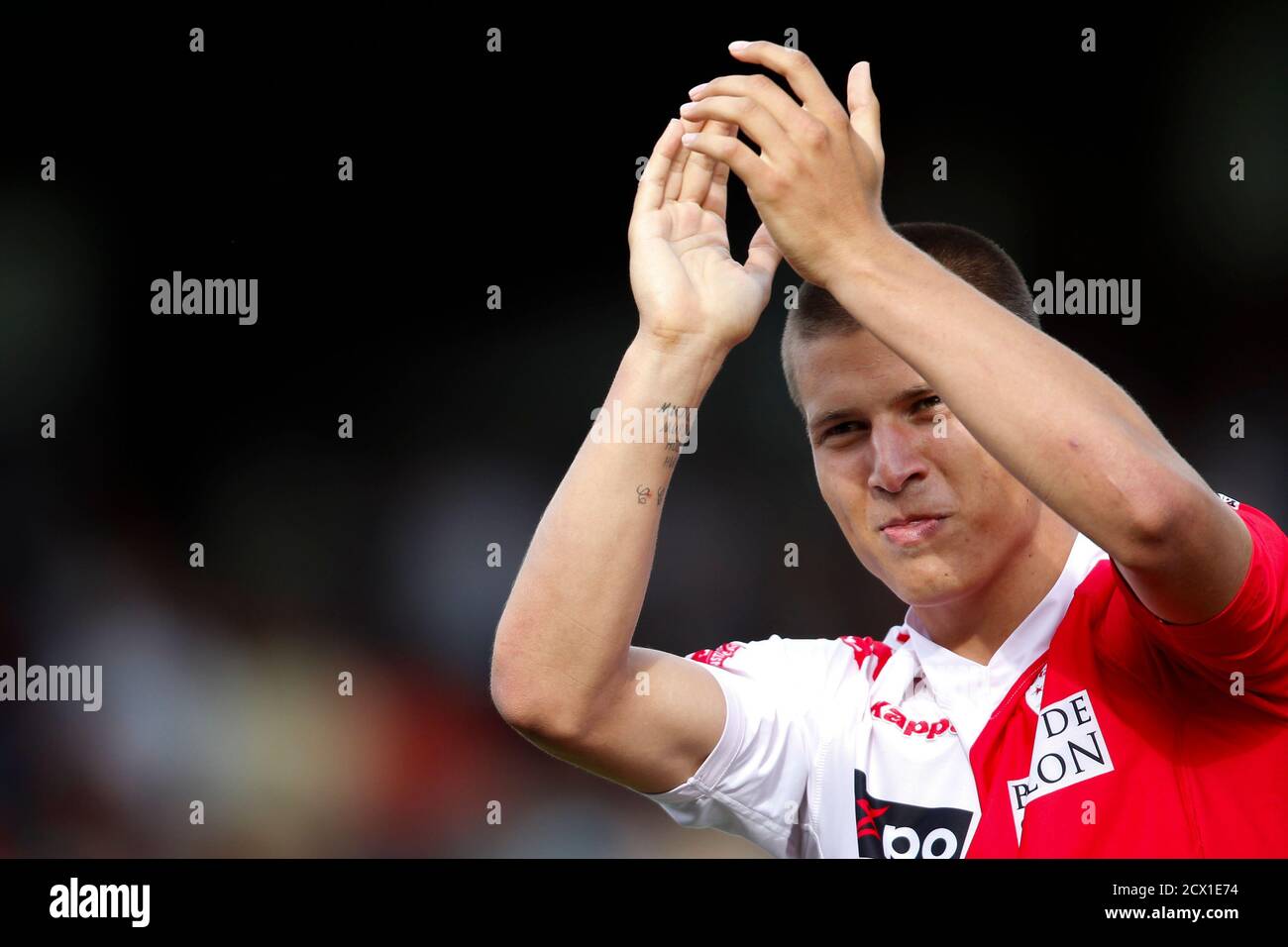 Fc Sion S Aleksandar Prijovic Celebrates After His Swiss Super League Soccer Match Against Fc Basel Fcb In Sion May 1 2011 Reuters Valentin Flauraud Switzerland Tags Sport Soccer Stock Photo Alamy