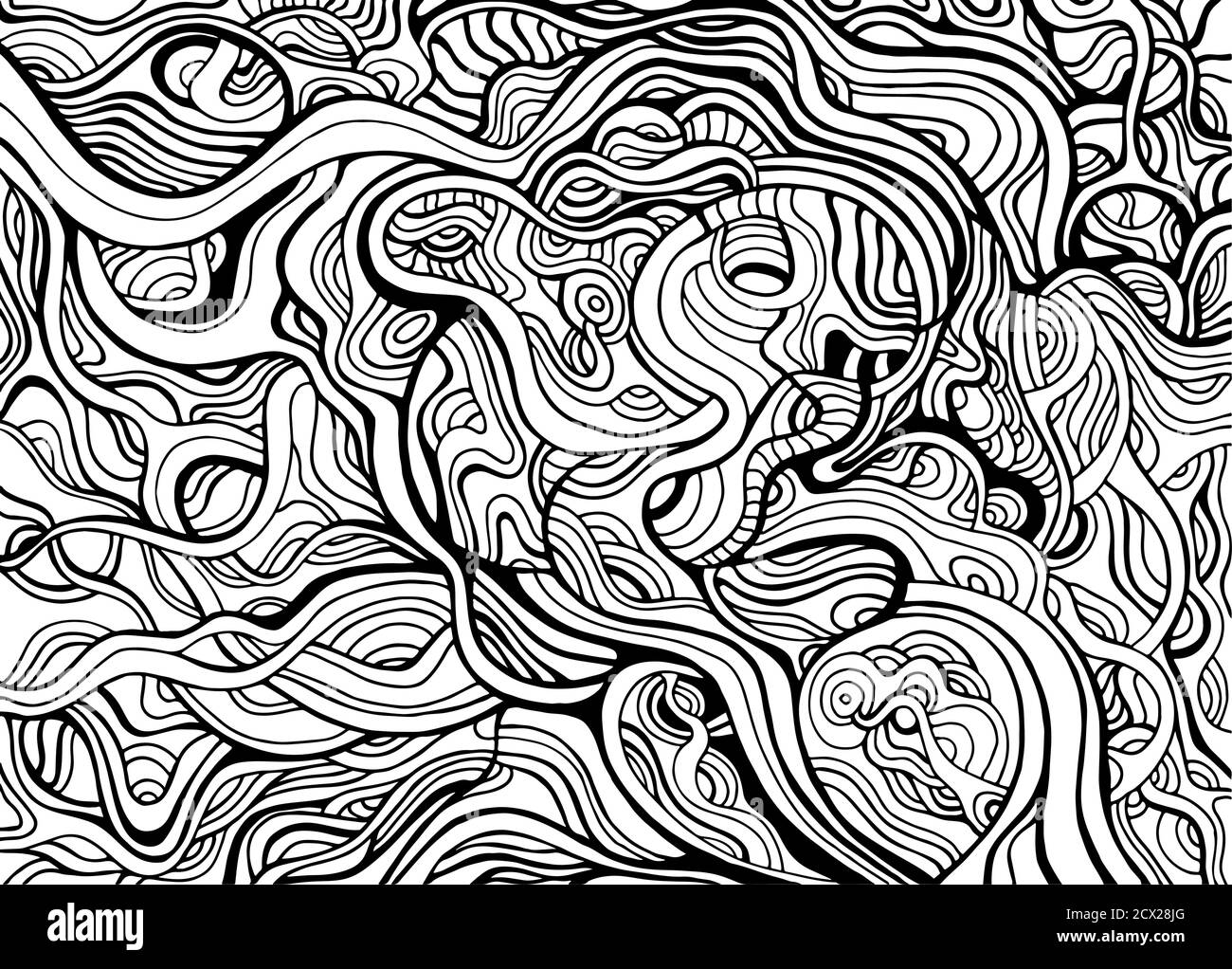 crazy patterns coloring pages