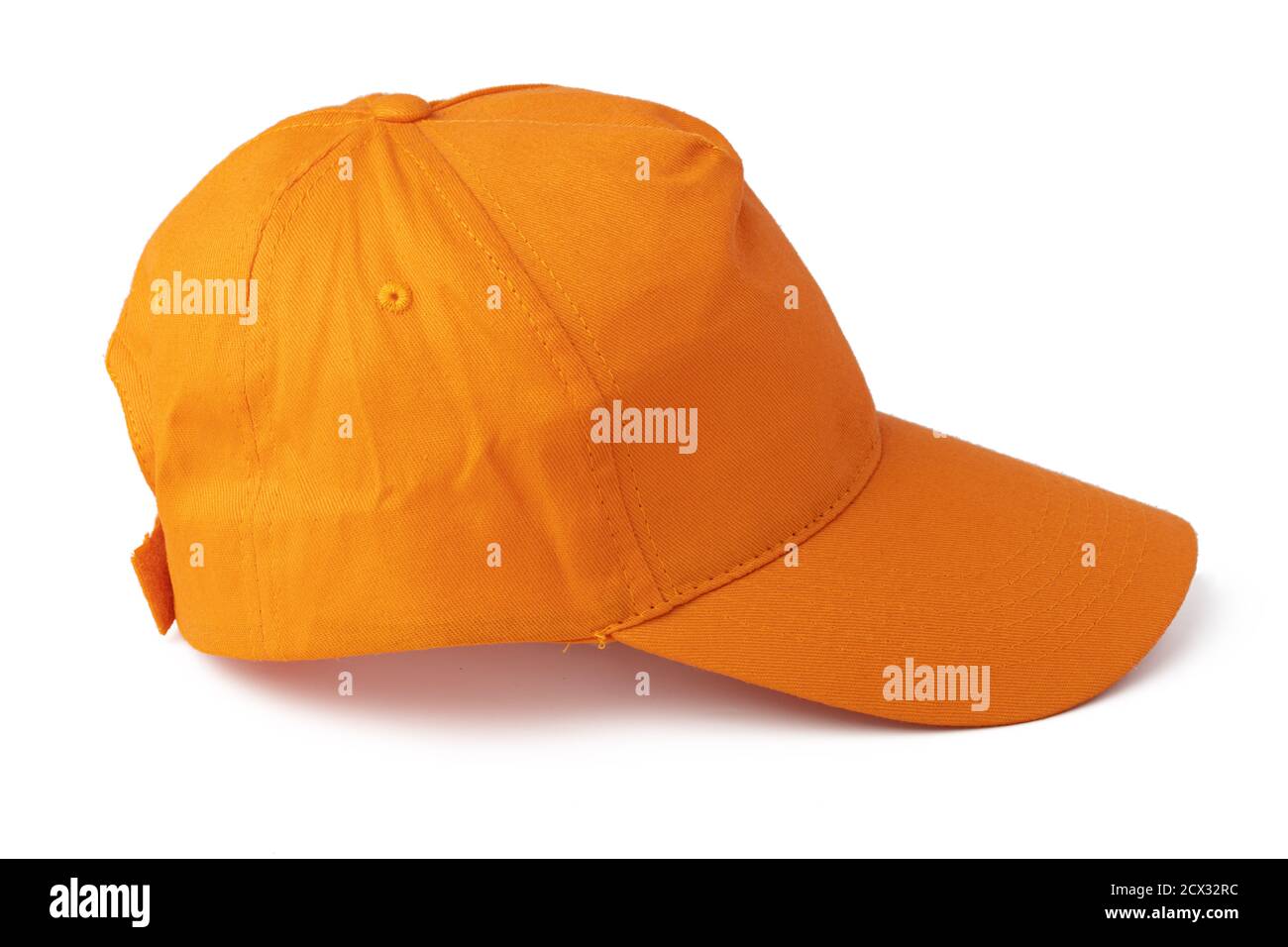 Yellow Baseball cap isolated on white background Stock Photo - Alamy