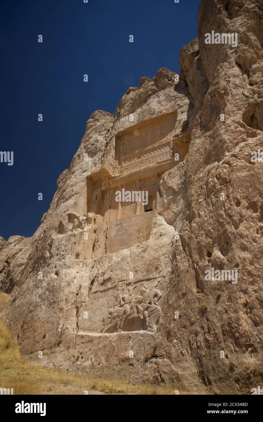 The tomb of Achaemenid king Darius II and the equestrian relief of