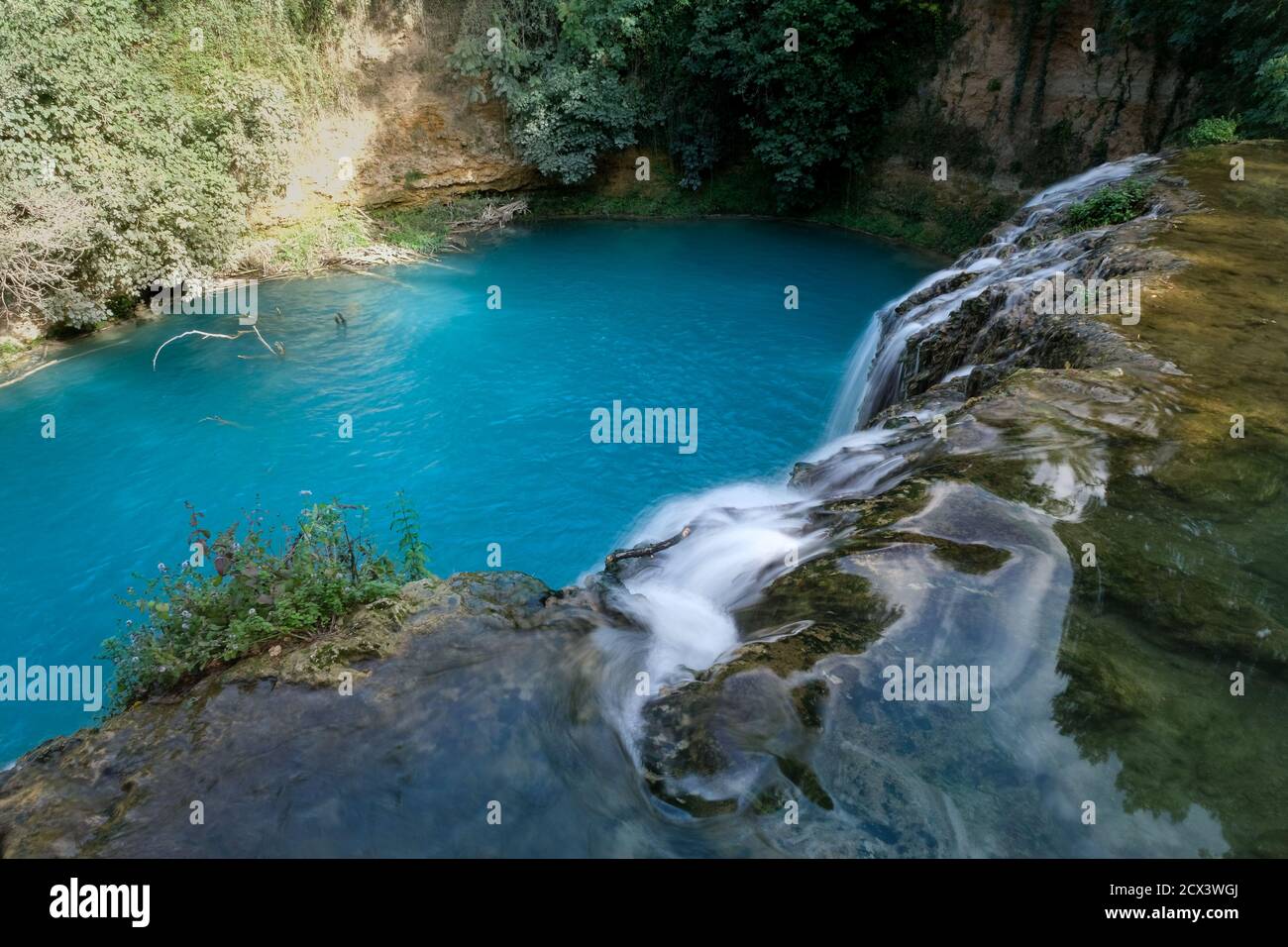 waterfalls produced by the river elsa