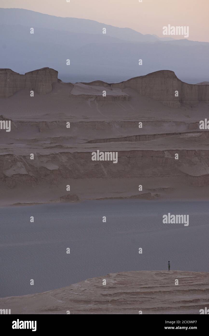 The Kaluts region of the Lut desert. The hottest place on earth. Iran