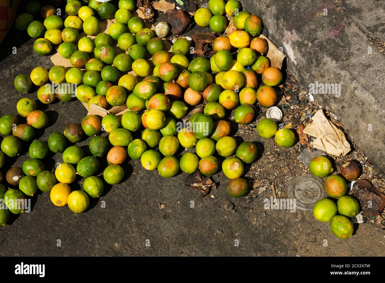 Spoiling fruit, Downtown Los Angeles, California, USA Stock Photo Alamy
