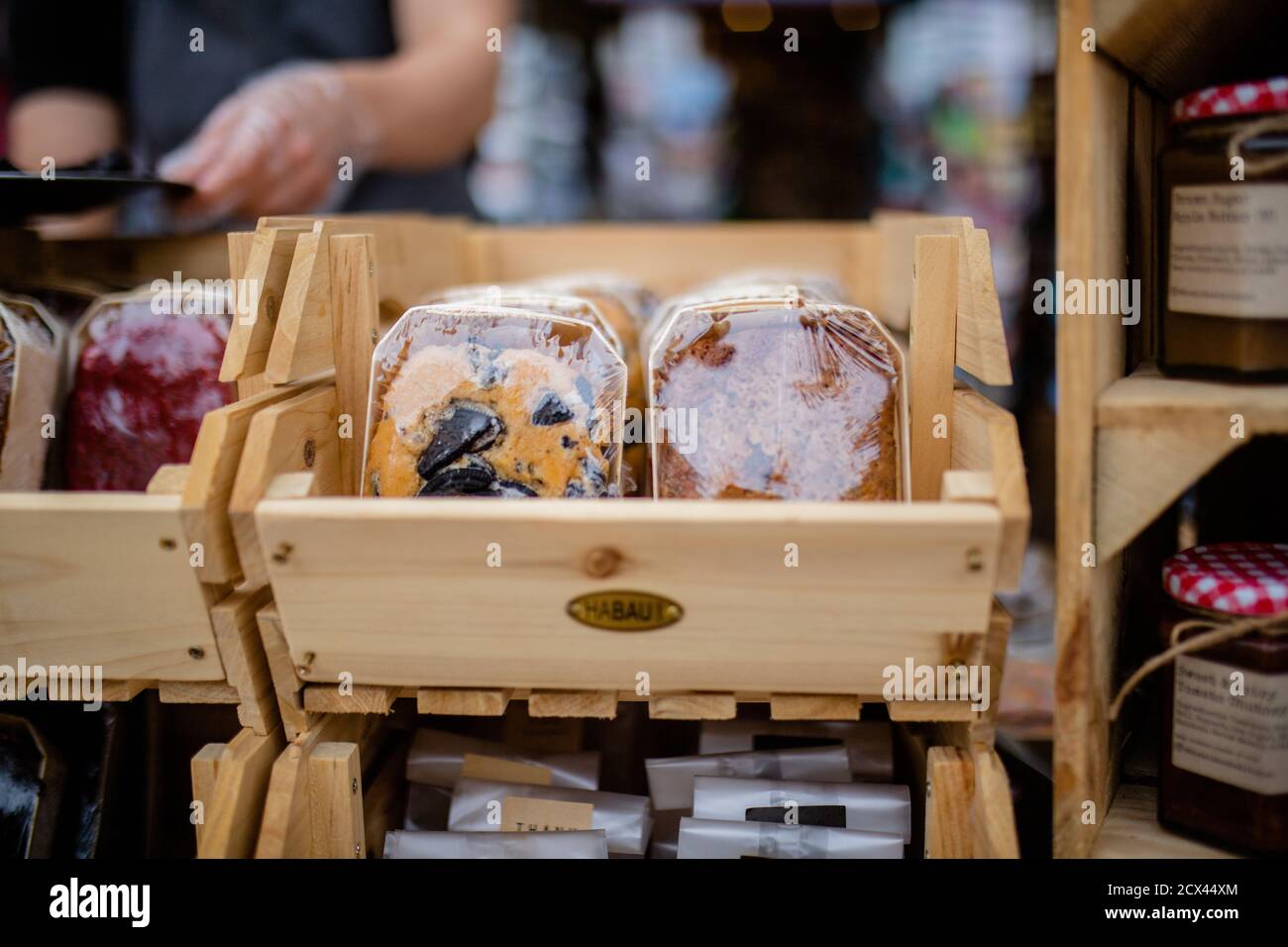 Bread and Jam Selling in London Stock Photo Alamy