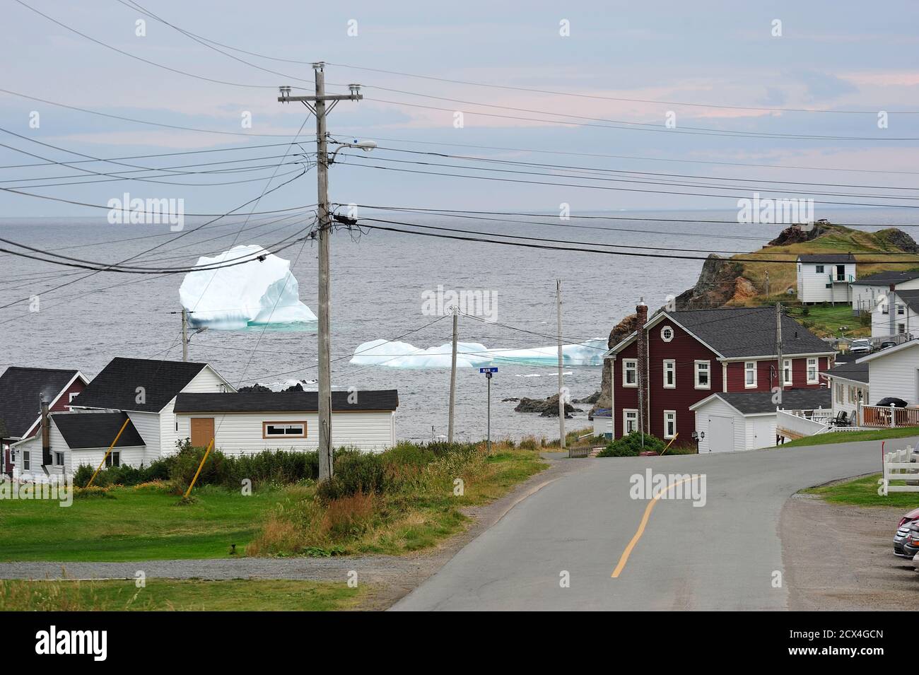 Canada, Maritimes, Newfoundland, Twillingate, Crow Head, town with