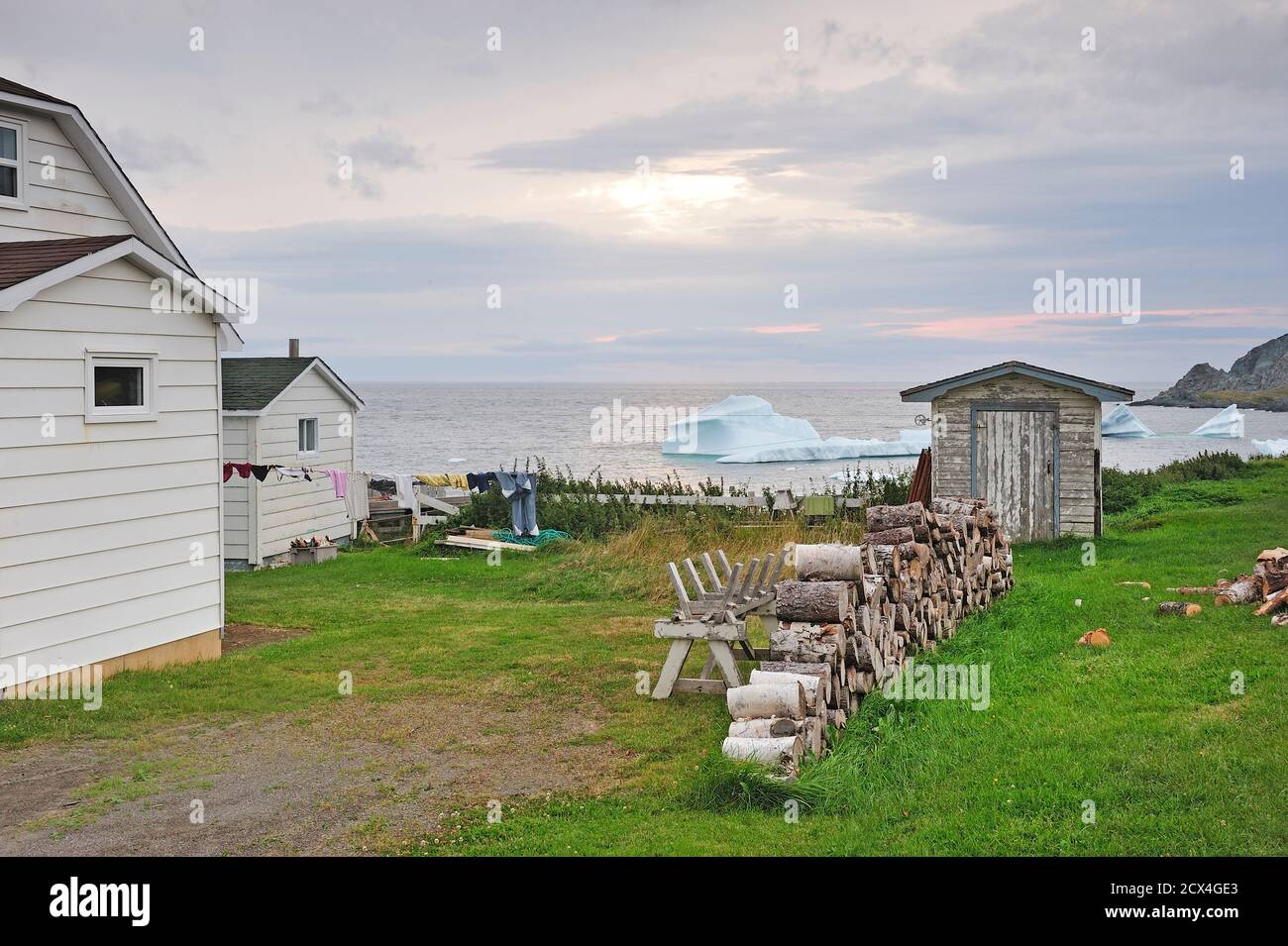 Canada, Maritimes, Newfoundland, Twillingate, Crow Head, town Stock