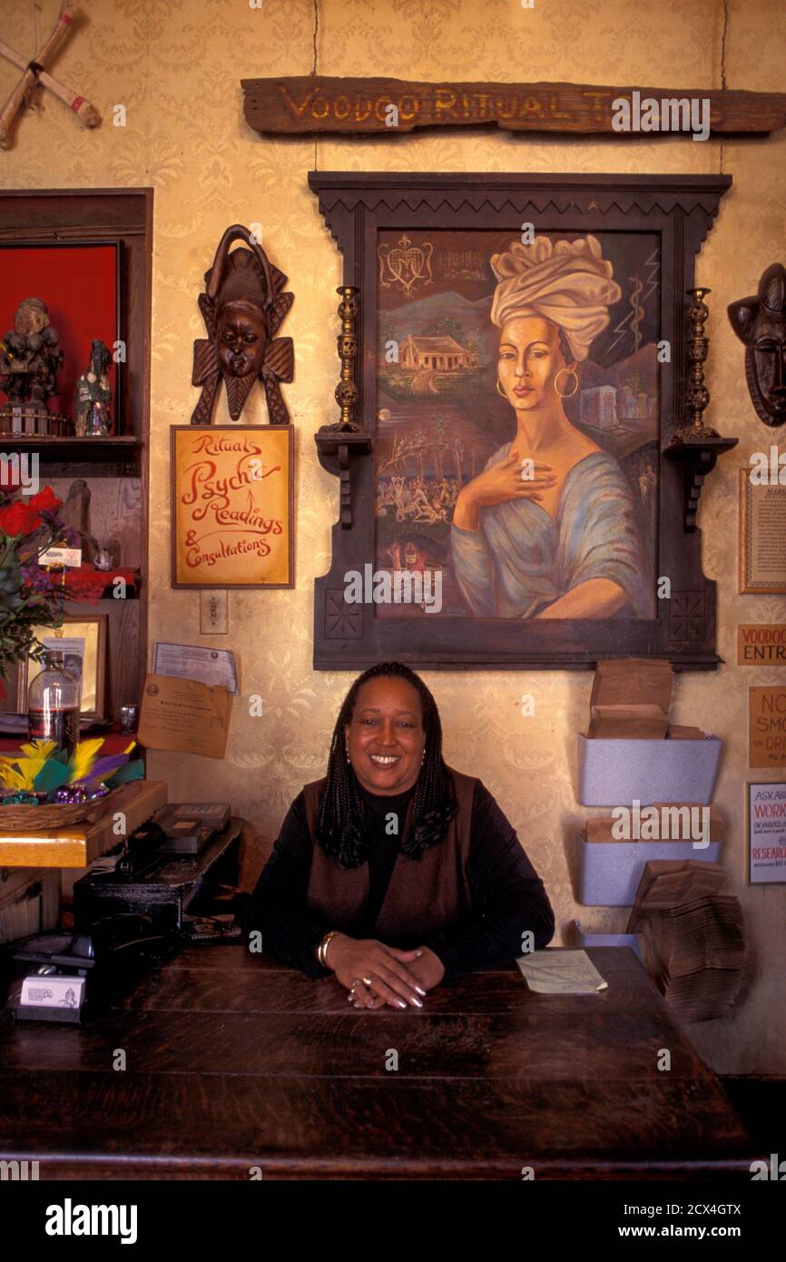 USA, Deep South, Southern, Louisiana, New Orleans, French Quarter, Historic Voodoo Museum, Stock Photo