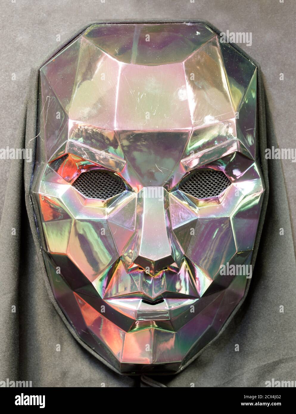Metallic best sale face mask