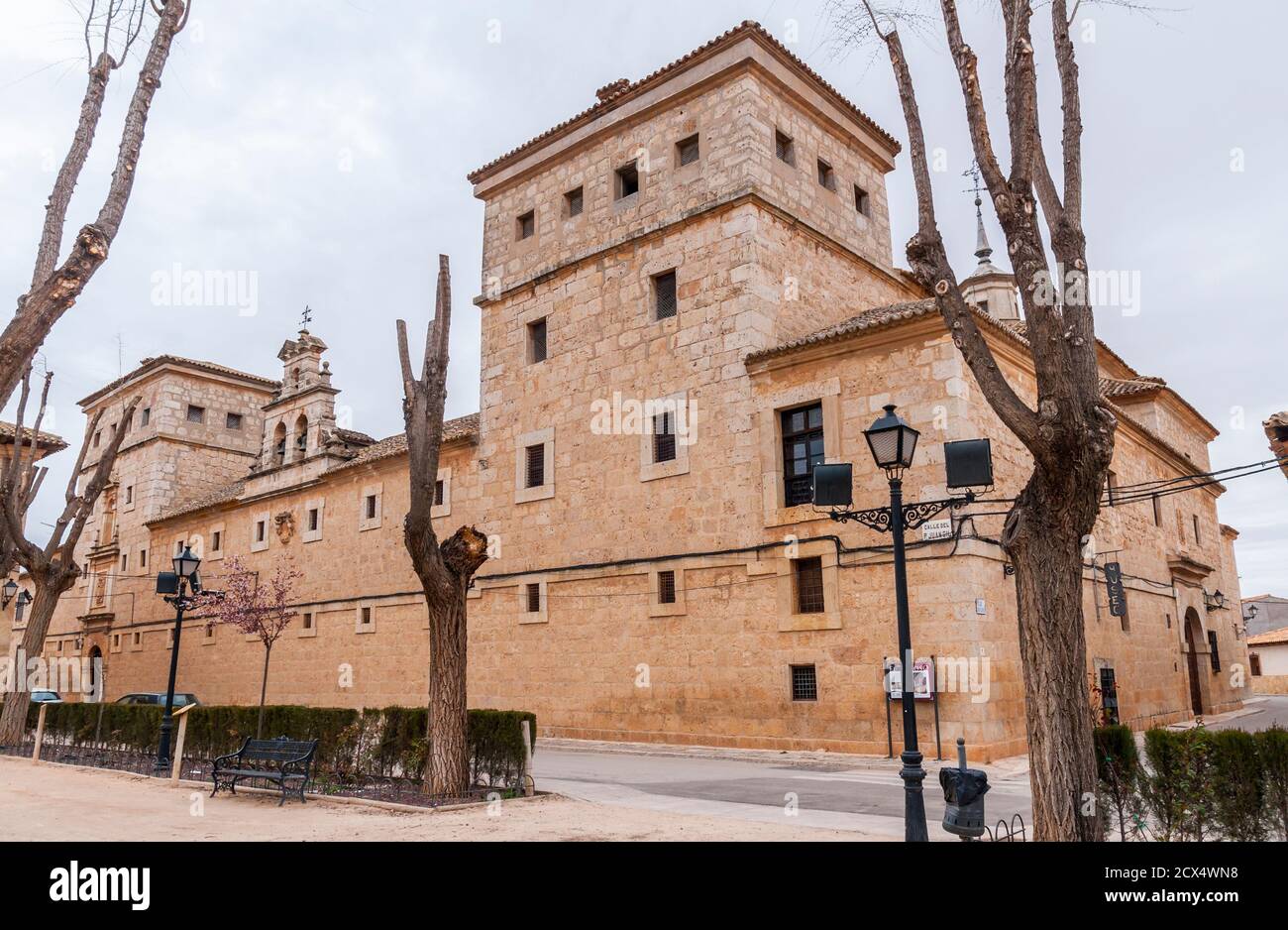 Convento de las Trinitarias. El Toboso. Toledo. Castilla la Mancha. España Stock Photo