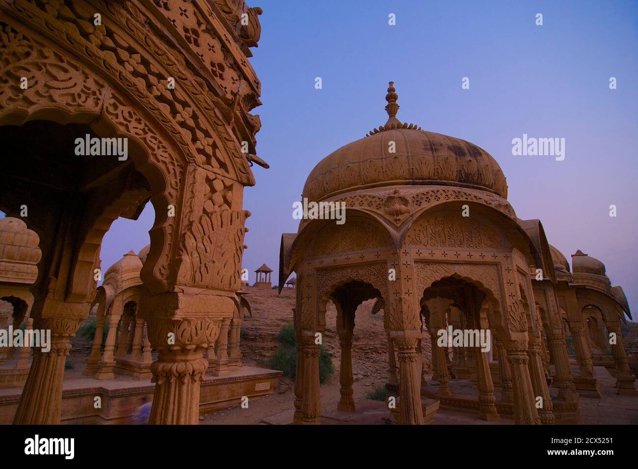Bara Bagh necropolis near Jaisalmer, Rajasthan, India Stock Photo - Alamy