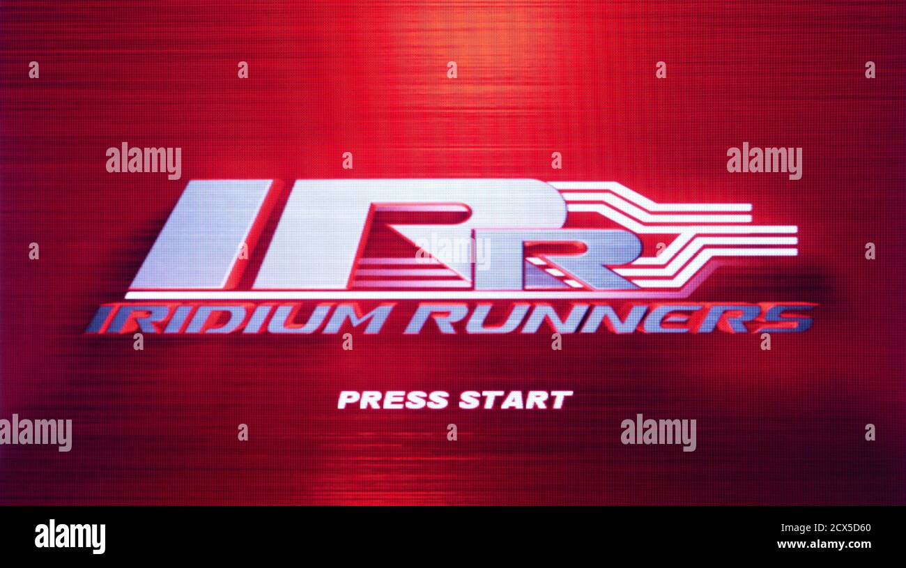 Iridium Runners - Sony Playstation 2 PS2 - Editorial use only Stock Photo