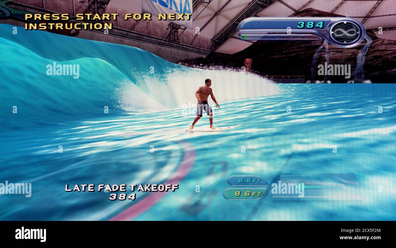 Kelly Slater's Pro Surfer - Sony Playstation 2 PS2 - Editorial use only Stock Photo