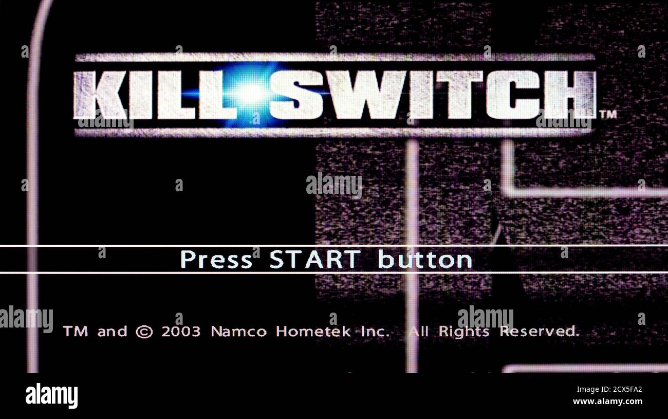 Kill Switch - Sony Playstation 2 PS2 - Editorial use only Stock Photo ...