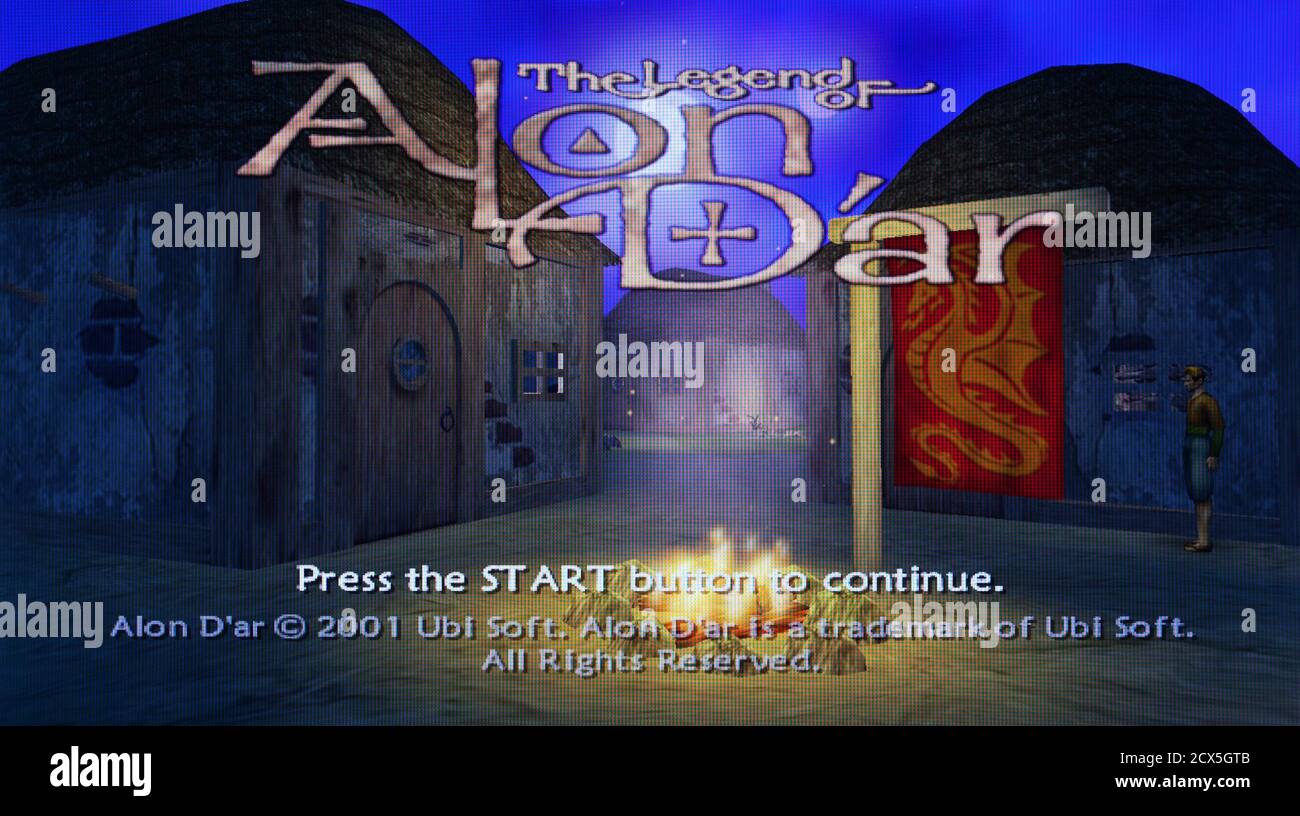 Legend of Alon Dar - Sony Playstation 2 PS2 - Editorial use only Stock Photo
