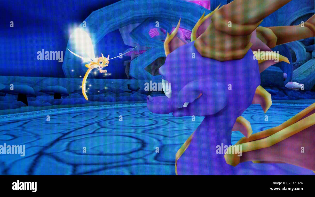 Legend of Spyro The Eternal Night - Sony Playstation 2 PS2 - Editorial use only Stock Photo