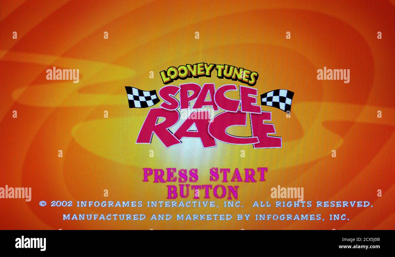 Looney Tunes Space Race - Sony Playstation 2 PS2 - Editorial use only Stock Photo