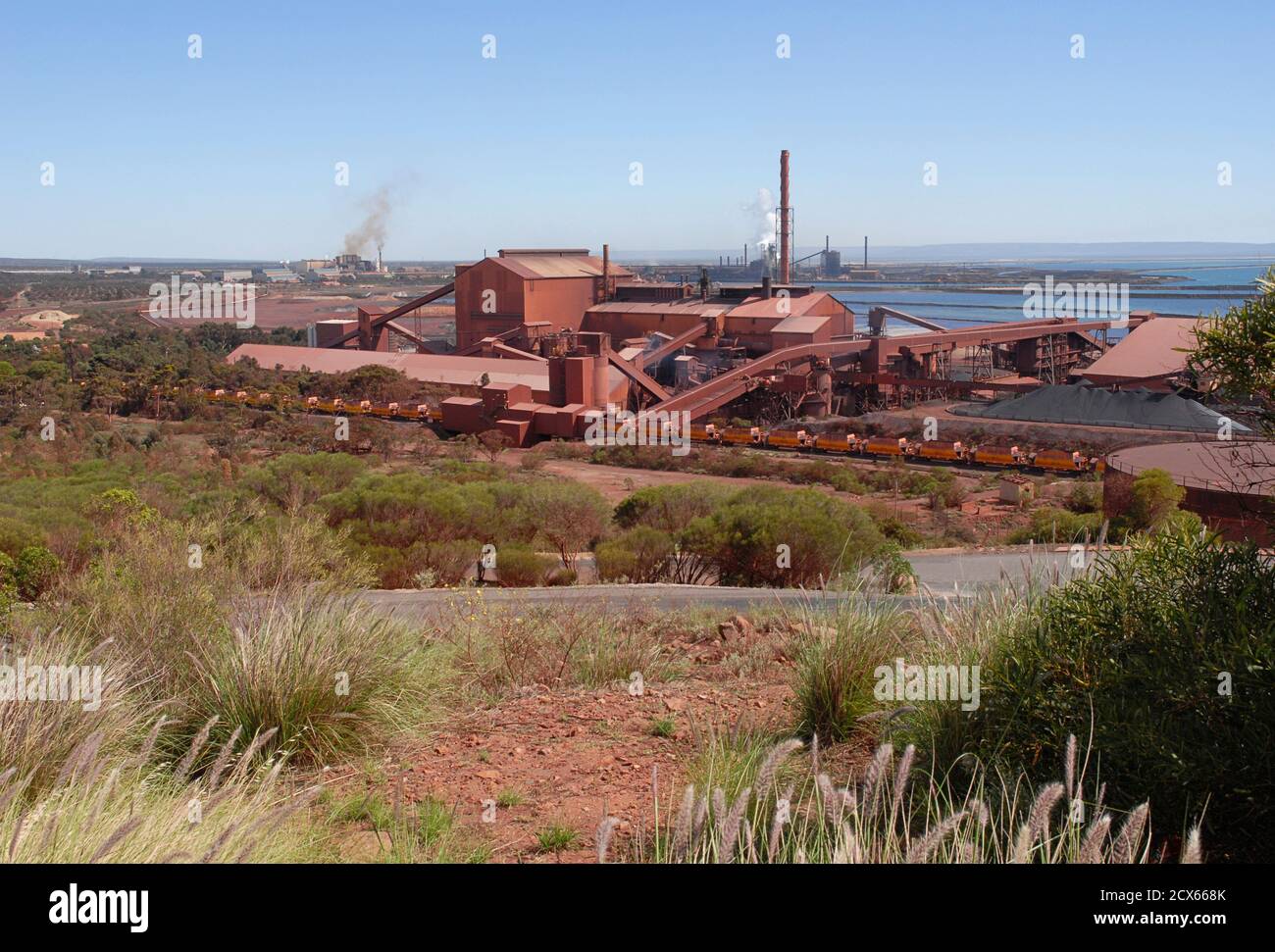 The steel mill on the eyre peninsula Whyalla, South Australia Stock
