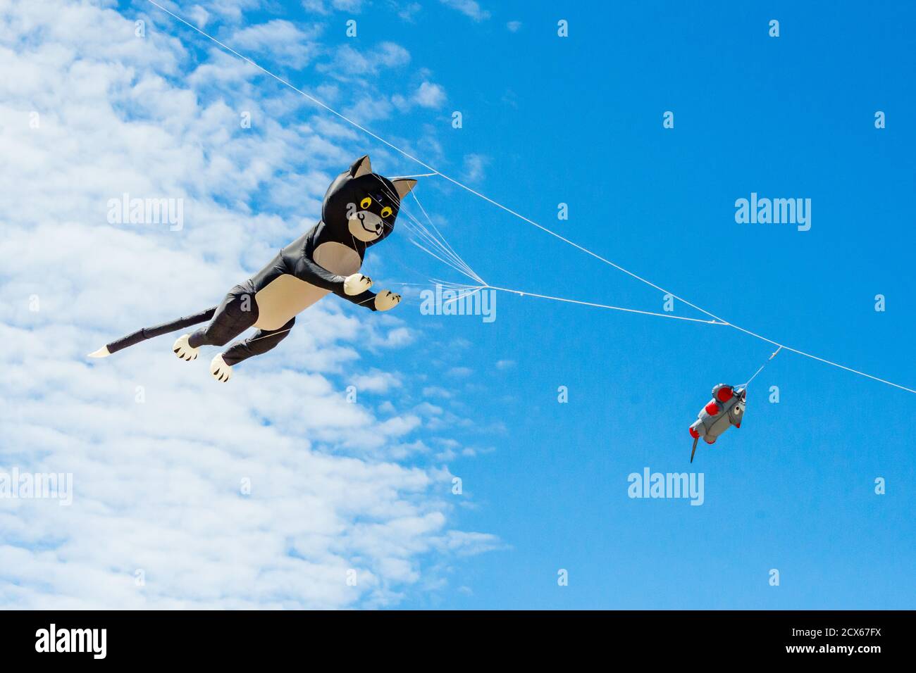 Ocean City, Maryland, Early Spring, Tom & Jerry Kites Stock Photo Alamy