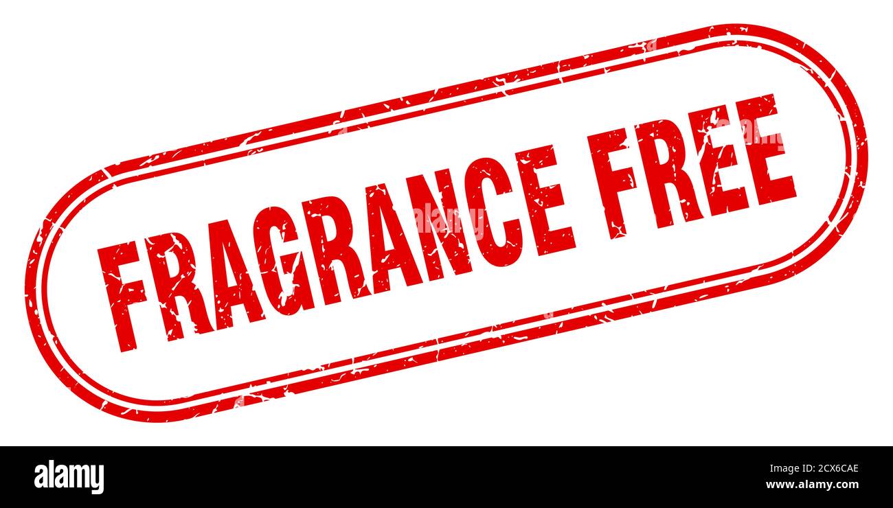 fragrance free stamp. rounded grunge sign on white background Stock ...