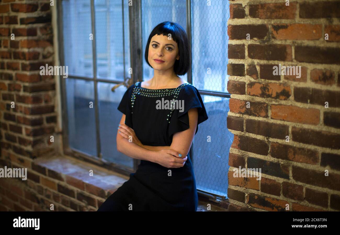 Sophia Amoruso, founder and owner of fashion site NastyGal, poses at her offices in Los Angeles, California May 15, 2014. '#Girlboss,' Amoruso's first foray into writing, has garnered attention since its release this month for the intimate details of the entrepreneur's turbulent past: from being a broke and shoplifting youngster to harnessing the power of the Internet to sell vintage clothing on eBay. Picture taken May 15. To match story BOOKS-AUTHORS/AMORUSO   REUTERS/Mario Anzuoni  (UNITED STATES - Tags: FASHION BUSINESS SOCIETY) Stock Photo