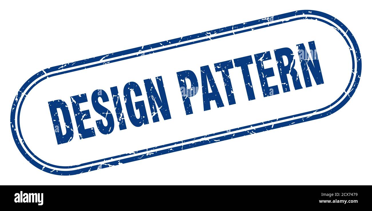 design pattern stamp. rounded grunge sign on white background Stock ...