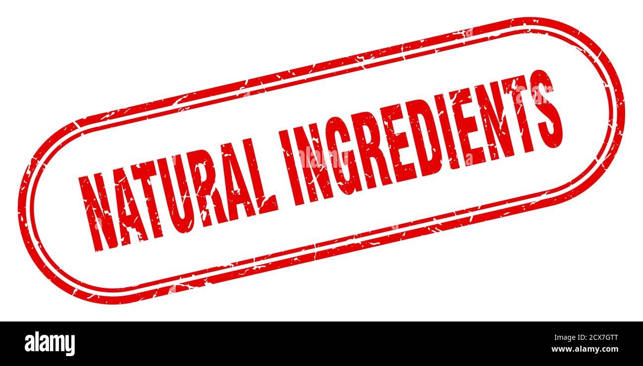 Ingredints Sign natural ingredients stamp. rounded grunge sign on white background ...