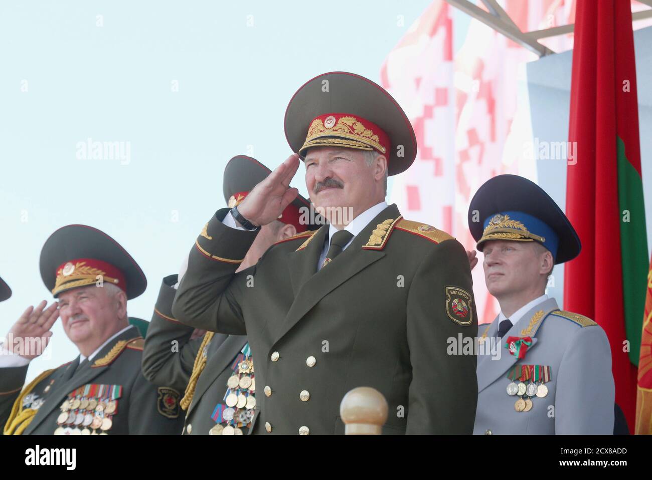 alexander lukashenko military uniform