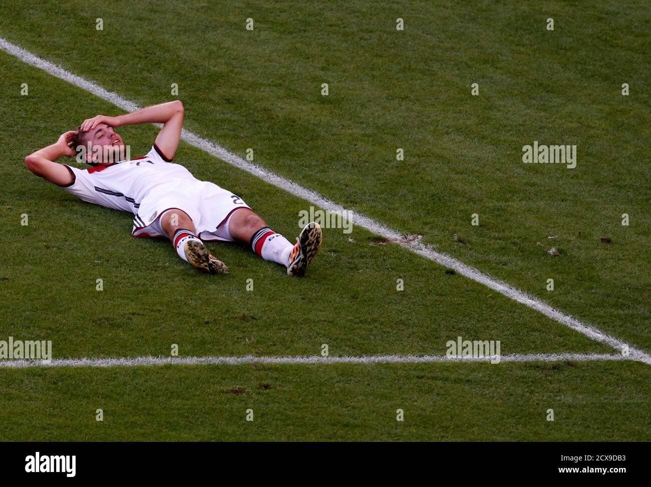 pix Christoph Kramer World Cup https www alamy com germanys christoph kramer lies on the ground after getting injured during their 2014 world cup final against argentina at the maracana stadium in rio de janeiro july 13 2014 reutersdavid gray brazil tags soccer sport world cup image377606855 html
