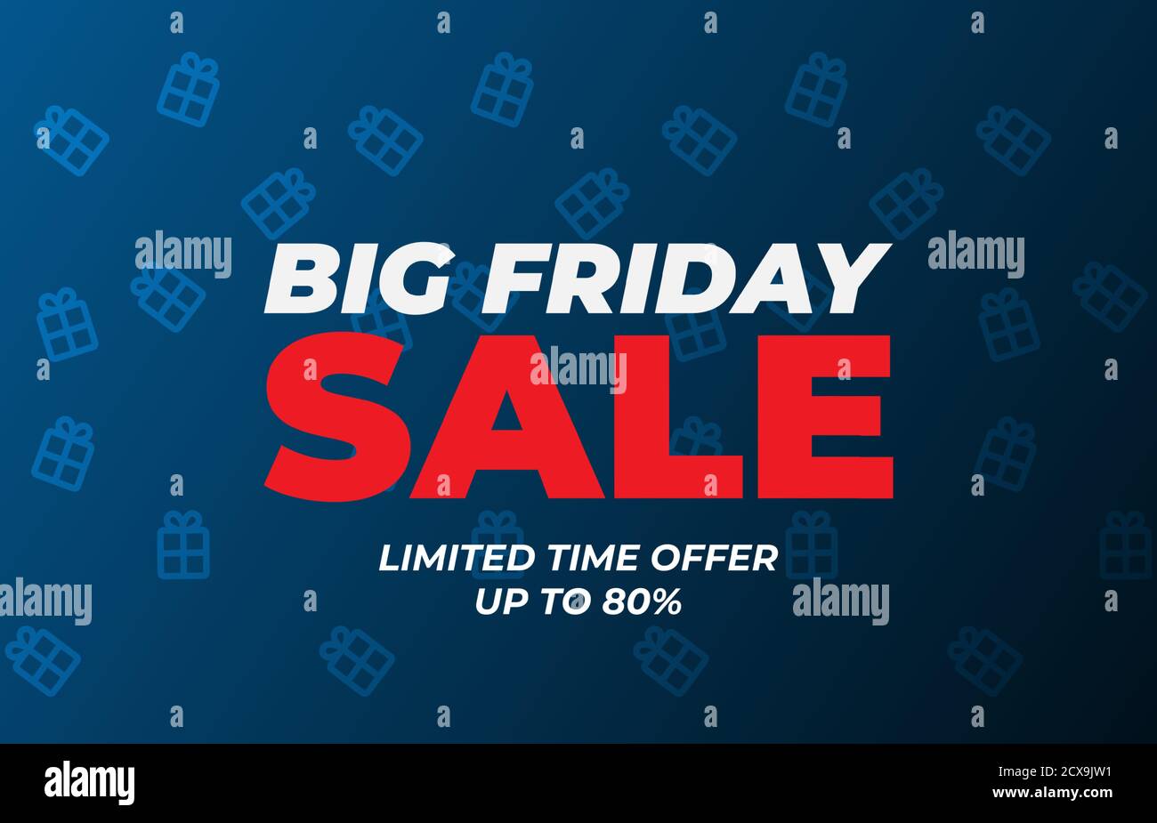 Black Friday sale inscription design template.Vector illustration . Black Friday background with gift boxes. Stock Vector