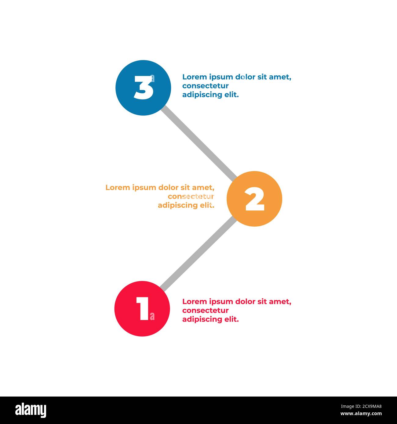 Modern business steps to success charts and graphs options banner ...