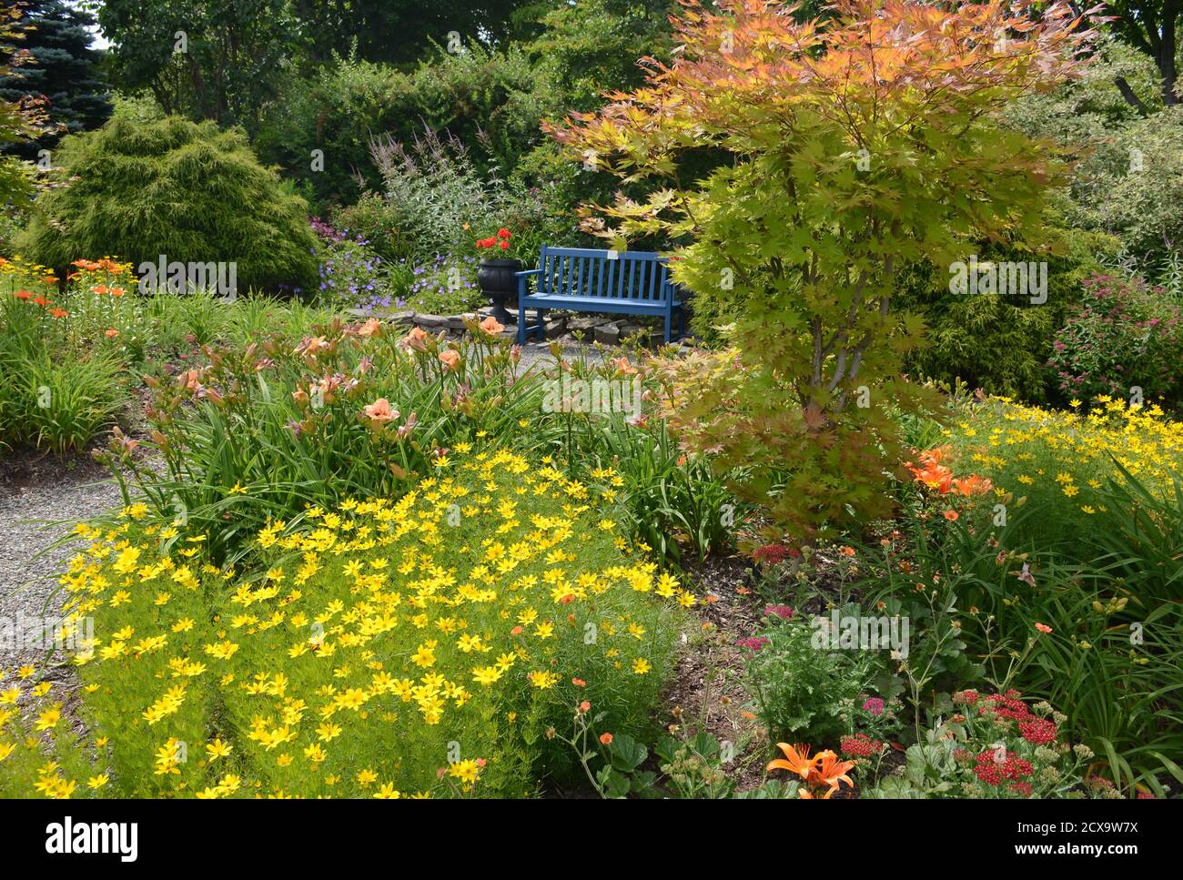 Kingsbrae Gardens, St Andrews, New Brunswick Stock Photo