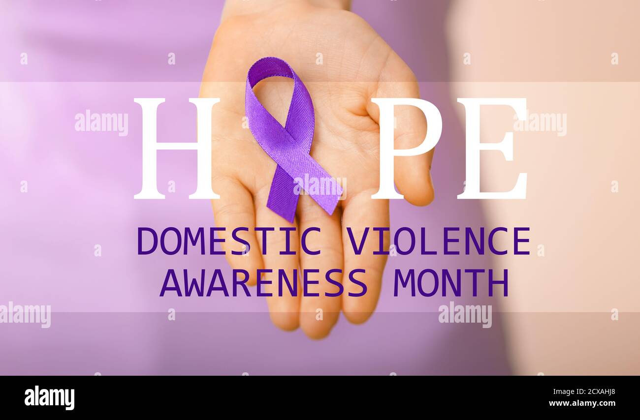 Domestic violence awareness month hi-res stock photography and images ...