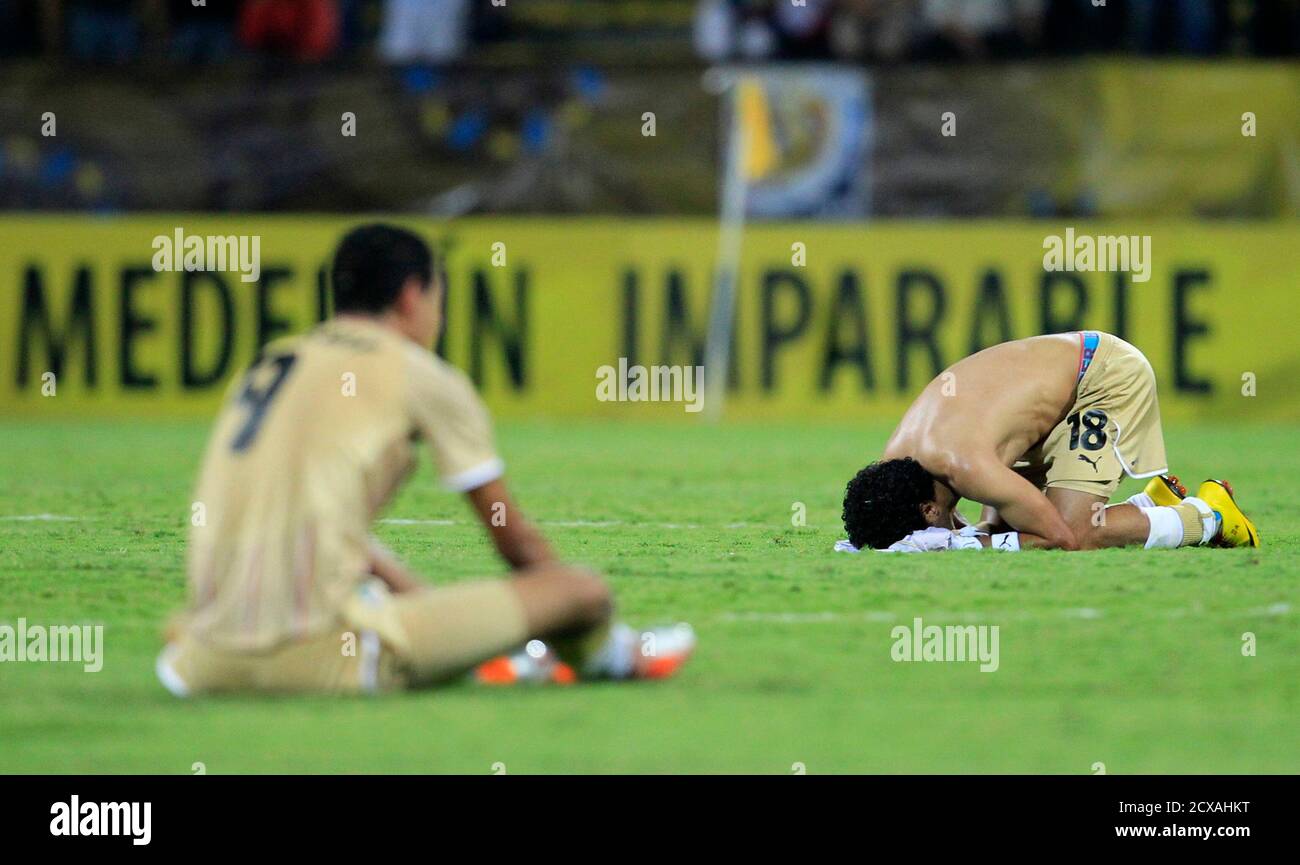 Egypt S Mohamed Hamdy L And Omar Gaber React After Losing Their Fifa U 20 World Cup