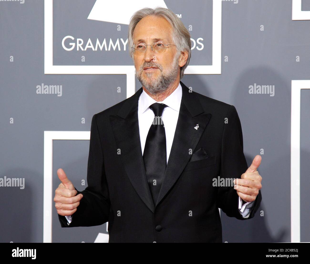 Neil R Portnow President Of The National Academy Of Recording Arts And Sciences Naras Poses On Arrival At The 53rd Annual Grammy Awards In Los Angeles California February 13 11 Reuters Danny Moloshok